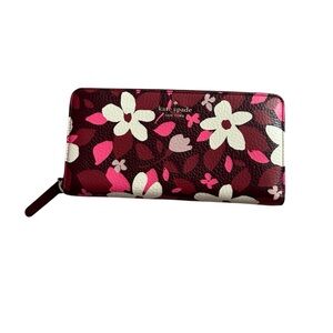 NWT Kate Spade Jackson Forest Floral Continental Long